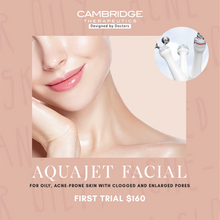 Load image into Gallery viewer, AquaJet Facial for oily, acne-prone skin with clogged and enlarged pores. First Trial at $160
